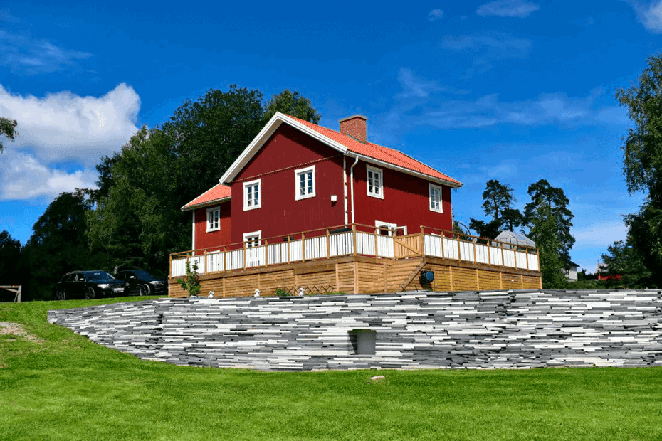 Vinnare bästa återbruk - stenmur