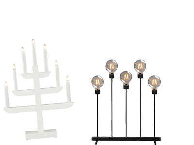 Adventsljusstakar