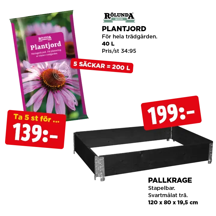 Plantjord & pallkrage kampanj v.17-18