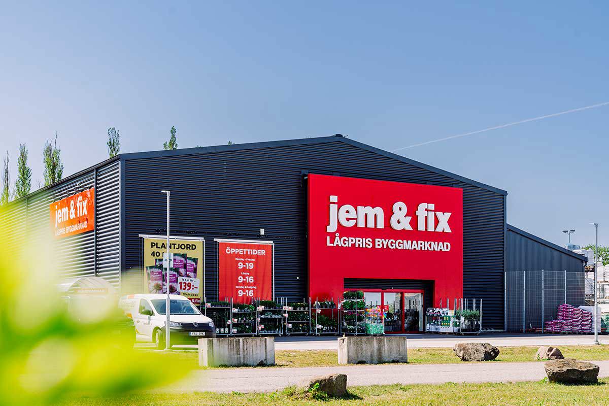 Butiksfasad jem & fix