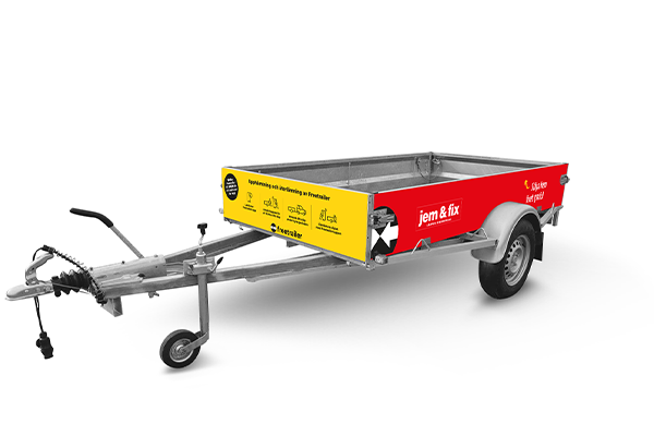 Släp litet Freetrailer mockup